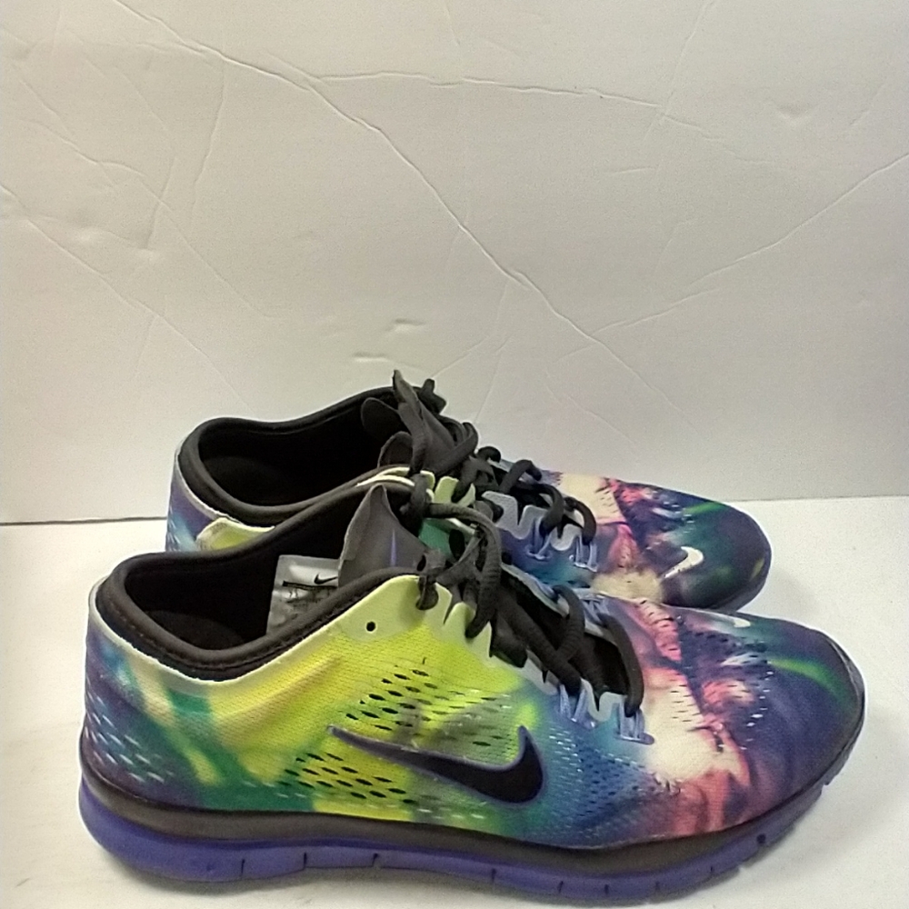 Nike Free 5.0 TR Fit 4 Tie Dye Running Shoes Women's sz 7.5